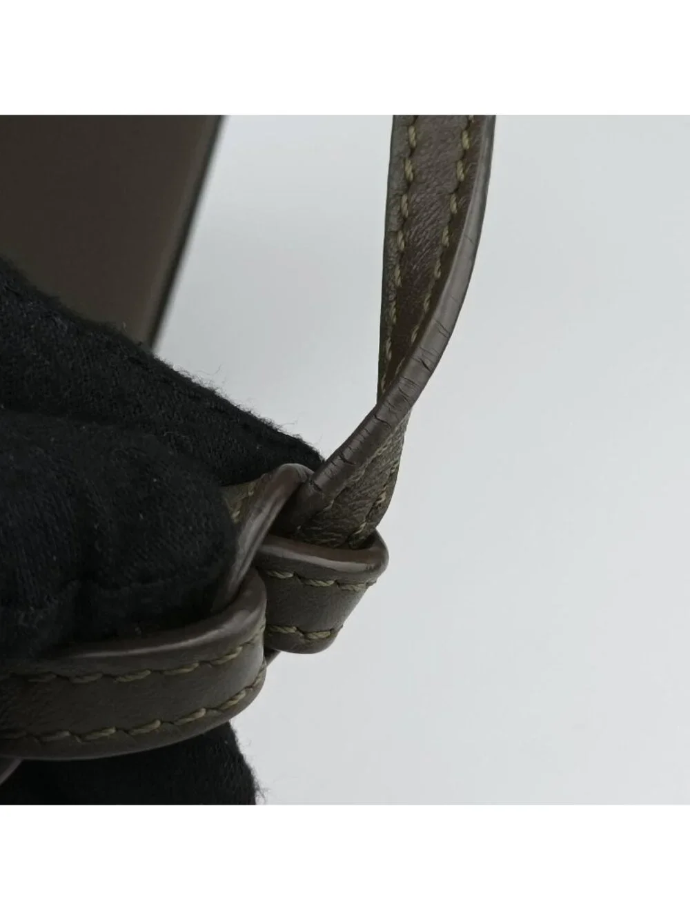 Loewe Hammock Hobo Cles Green Leather